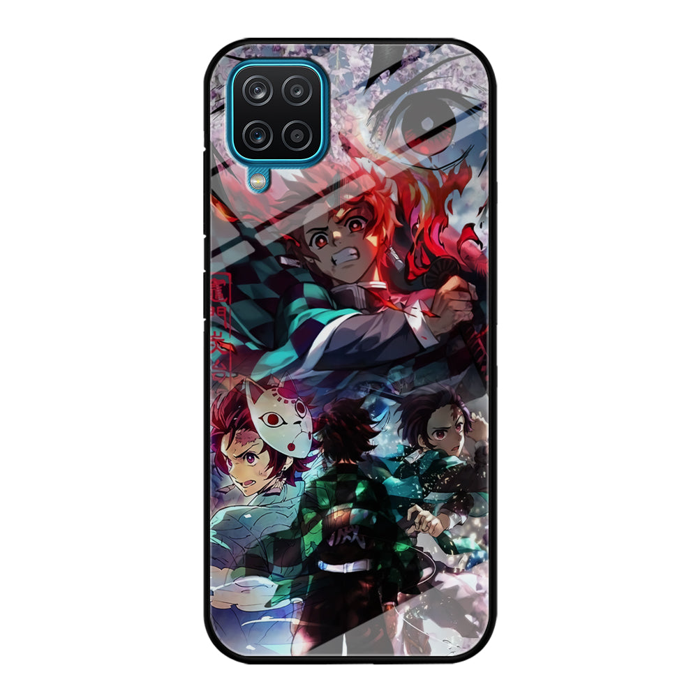 Demon Slayer Soul of Fighter Samsung Galaxy A12 Case