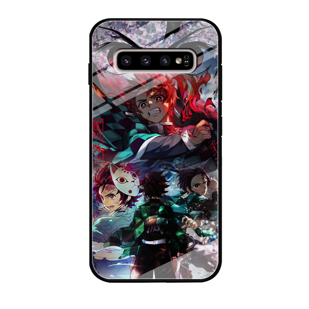 Demon Slayer Soul of Fighter Samsung Galaxy S10 Case