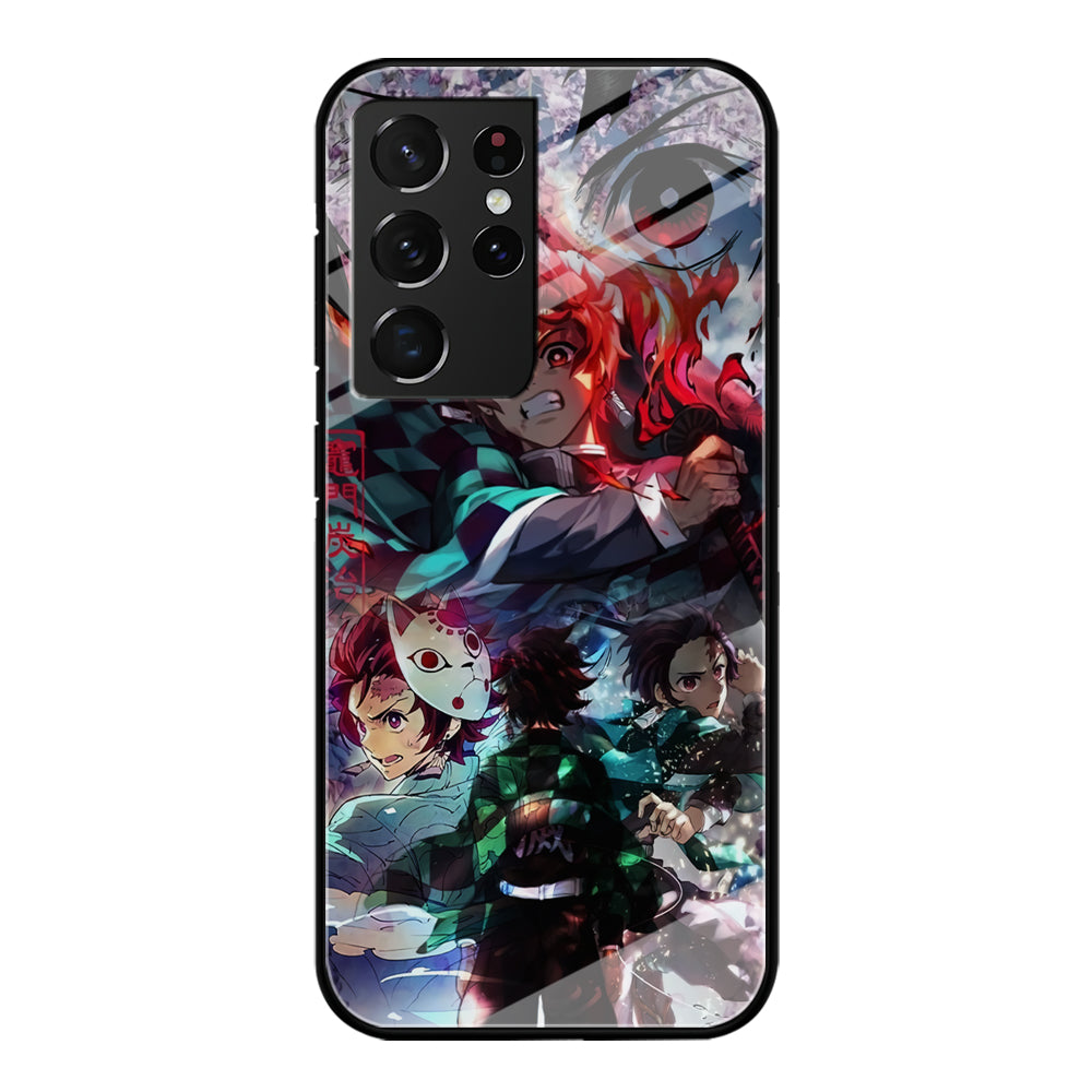 Demon Slayer Soul of Fighter Samsung Galaxy S21 Ultra Case