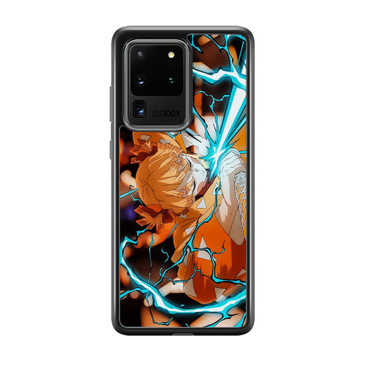 Demon Slayer Zenitsu Lightning Sword Samsung Galaxy S20 Ultra Case