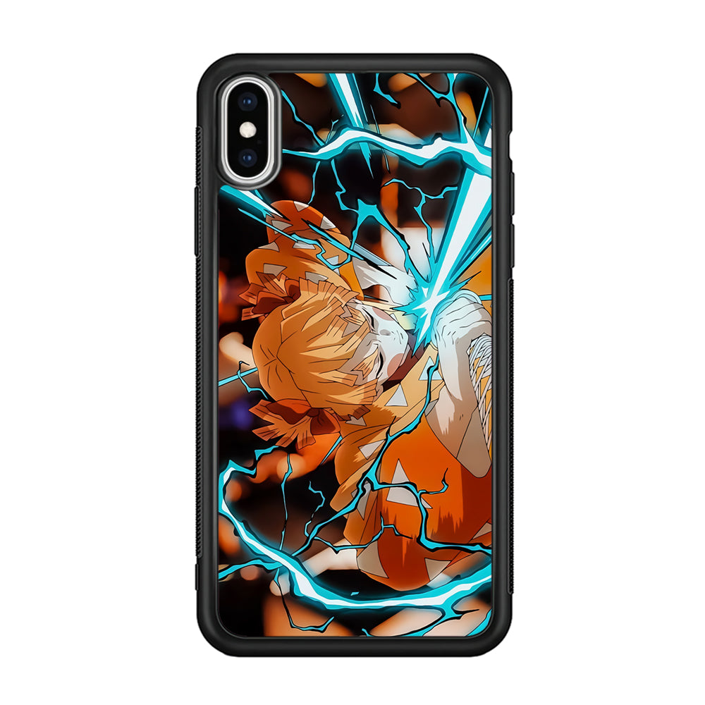 Demon Slayer Zenitsu Lightning Sword iPhone X Case