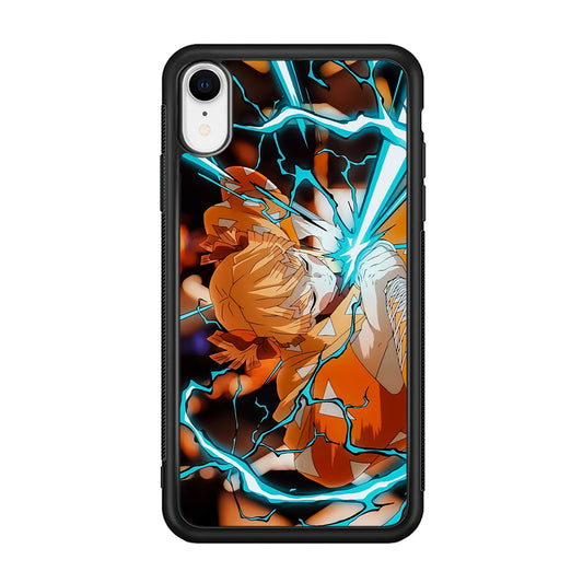 Demon Slayer Zenitsu Lightning Sword iPhone XR Case