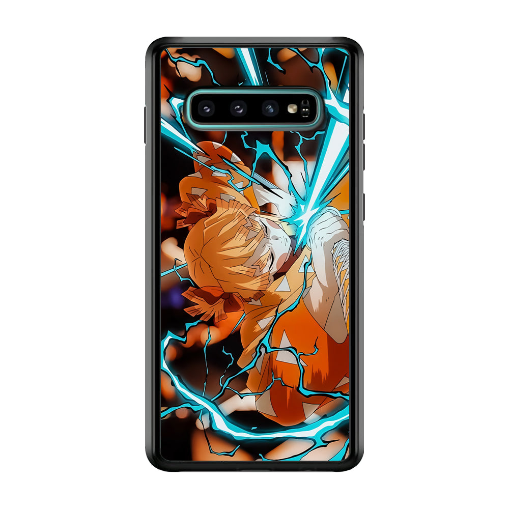 Demon Slayer Zenitsu Lightning Sword Samsung Galaxy S10 Case