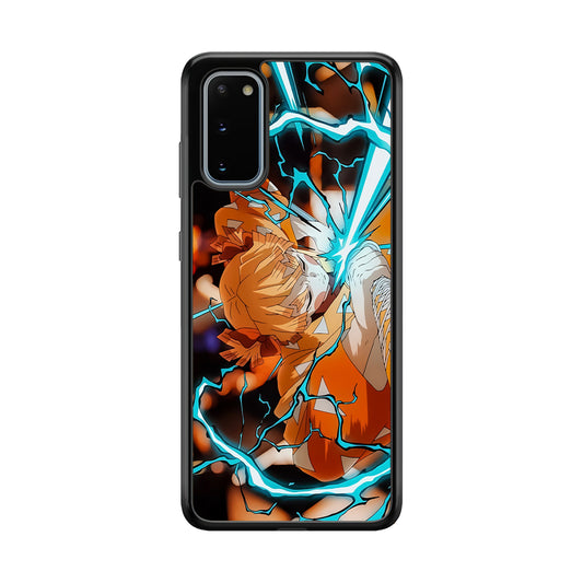 Demon Slayer Zenitsu Lightning Sword Samsung Galaxy S20 Case