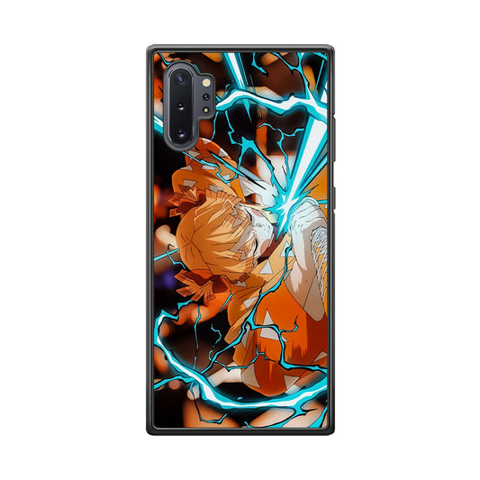 Demon Slayer Zenitsu Lightning Sword Samsung Galaxy Note 10 Plus Case