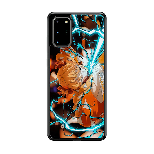 Demon Slayer Zenitsu Lightning Sword Samsung Galaxy S20 Plus Case