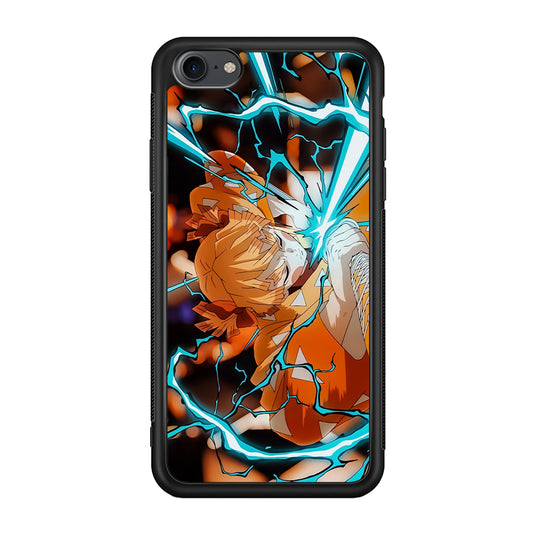 Demon Slayer Zenitsu Lightning Sword iPhone 7 Case