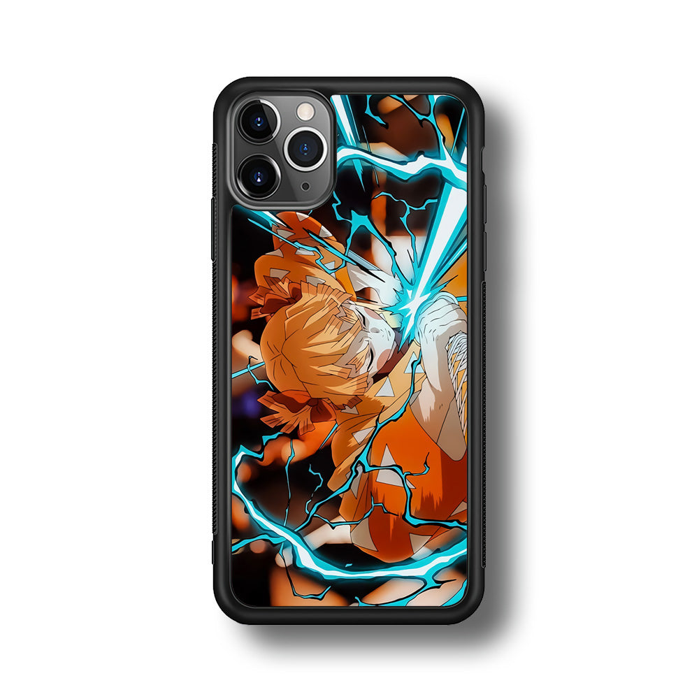 Demon Slayer Zenitsu Lightning Sword iPhone 11 Pro Case