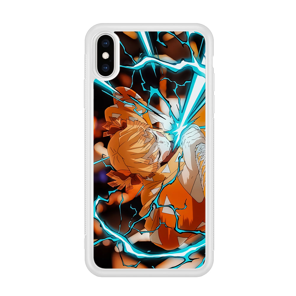 Demon Slayer Zenitsu Lightning Sword iPhone X Case