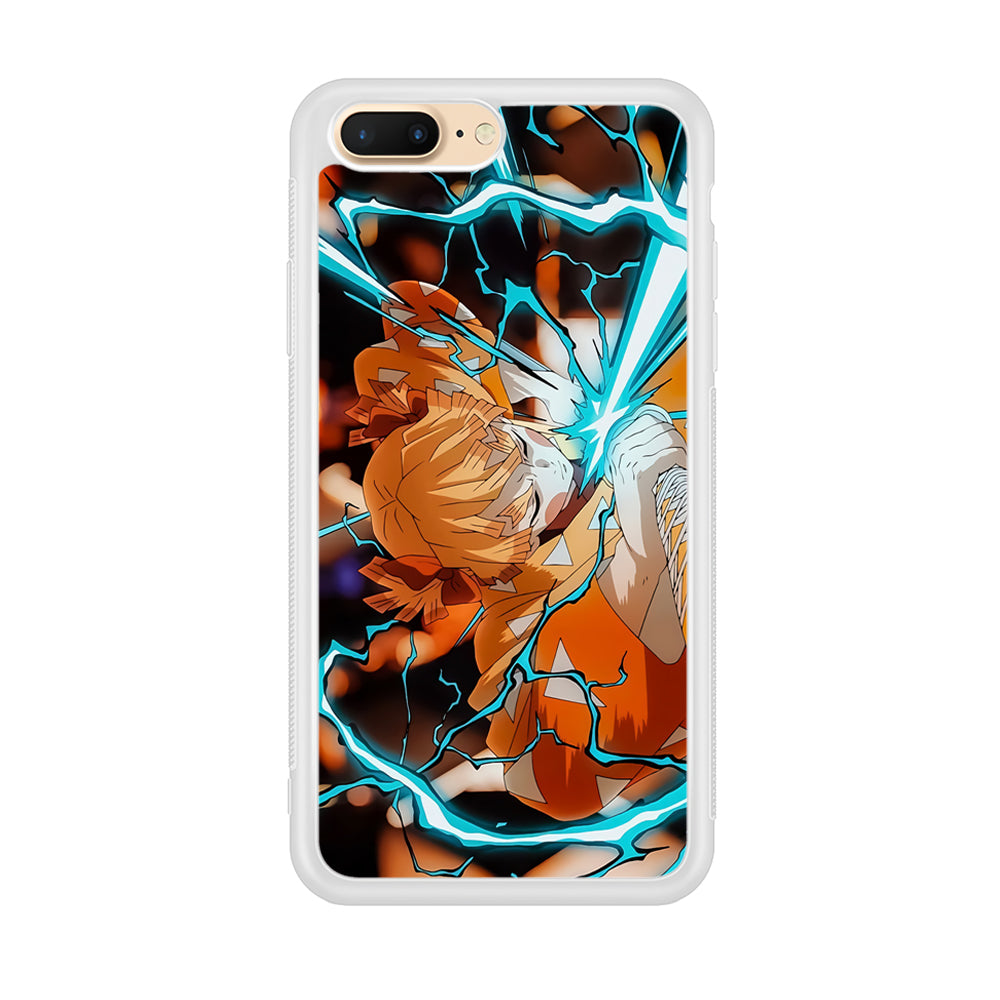 Demon Slayer Zenitsu Lightning Sword iPhone 8 Plus Case