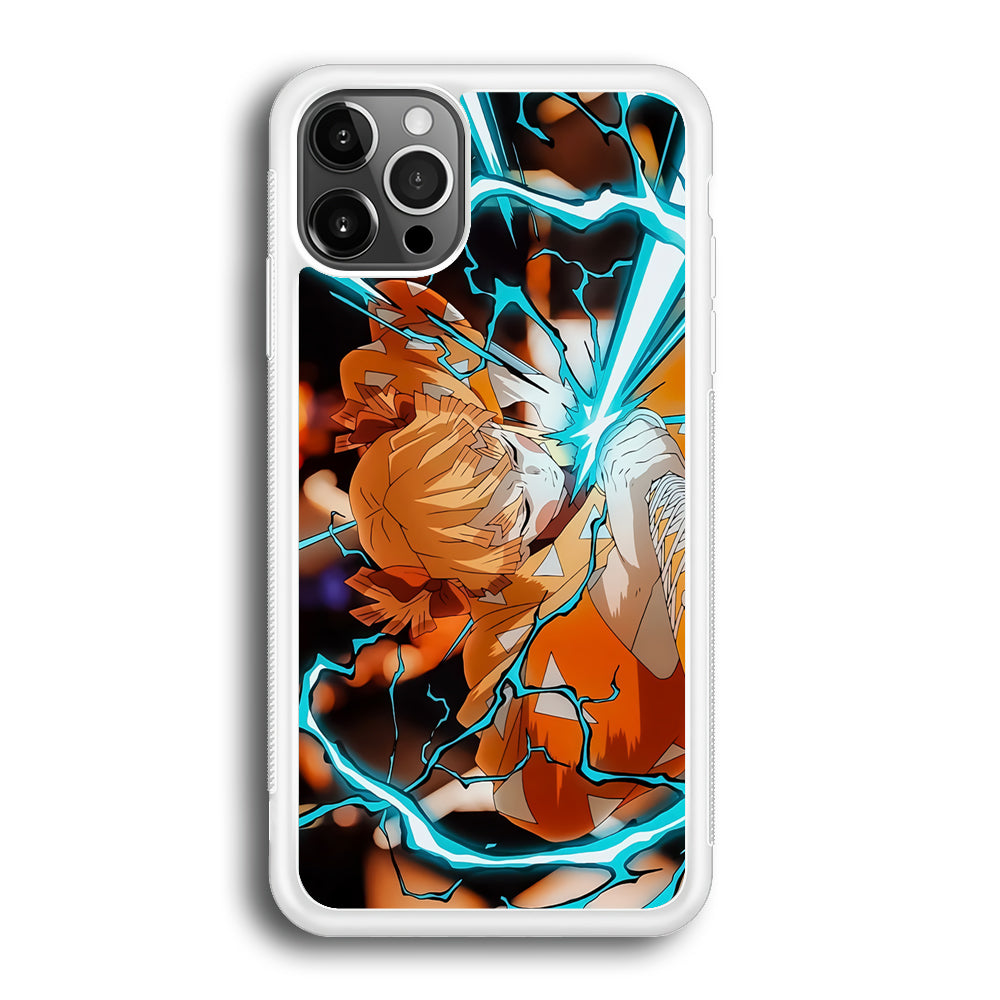 Demon Slayer Zenitsu Lightning Sword iPhone 12 Pro Case