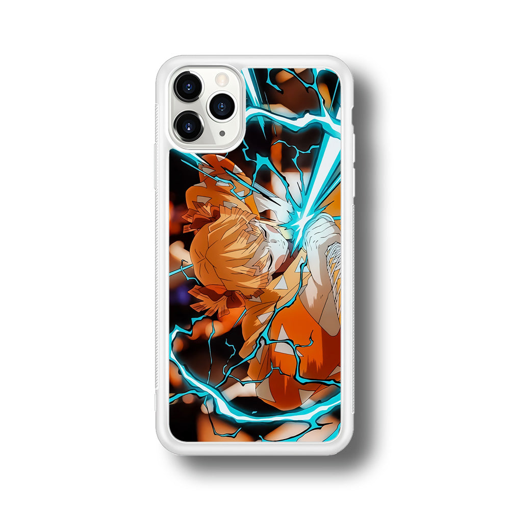 Demon Slayer Zenitsu Lightning Sword iPhone 11 Pro Case