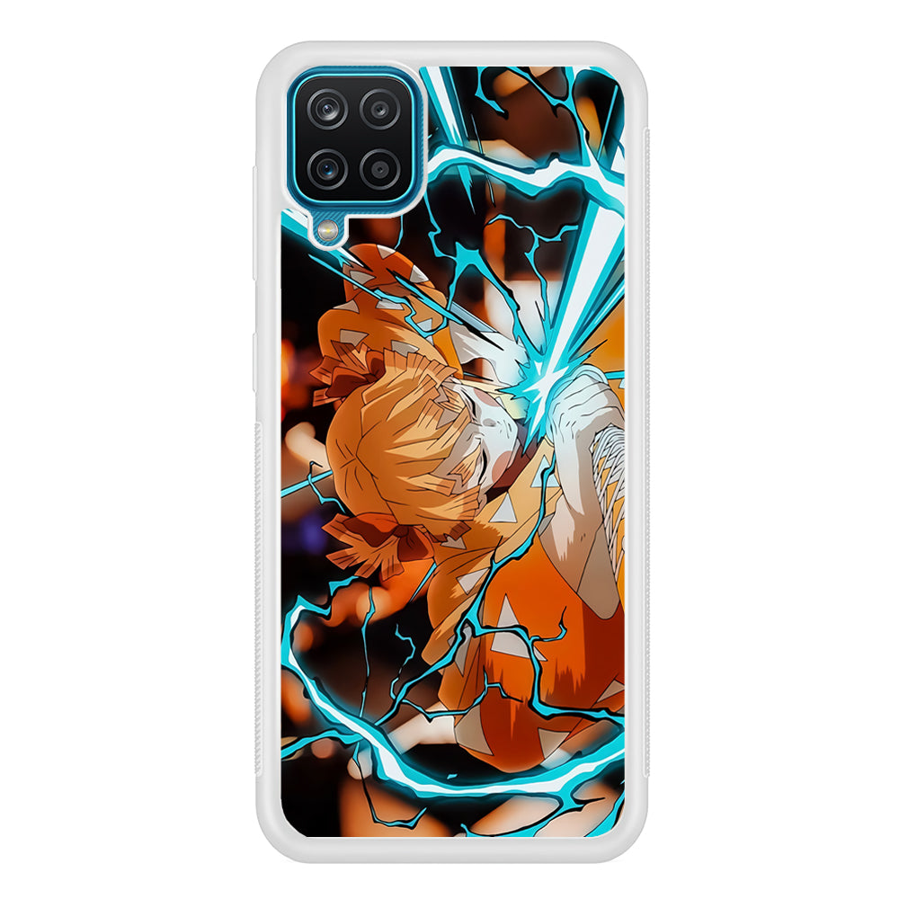Demon Slayer Zenitsu Lightning Sword Samsung Galaxy A12 Case