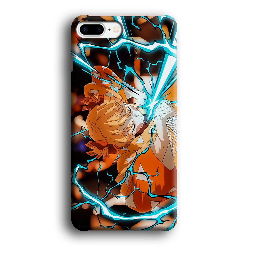 Demon Slayer Zenitsu Lightning Sword iPhone 8 Plus Case