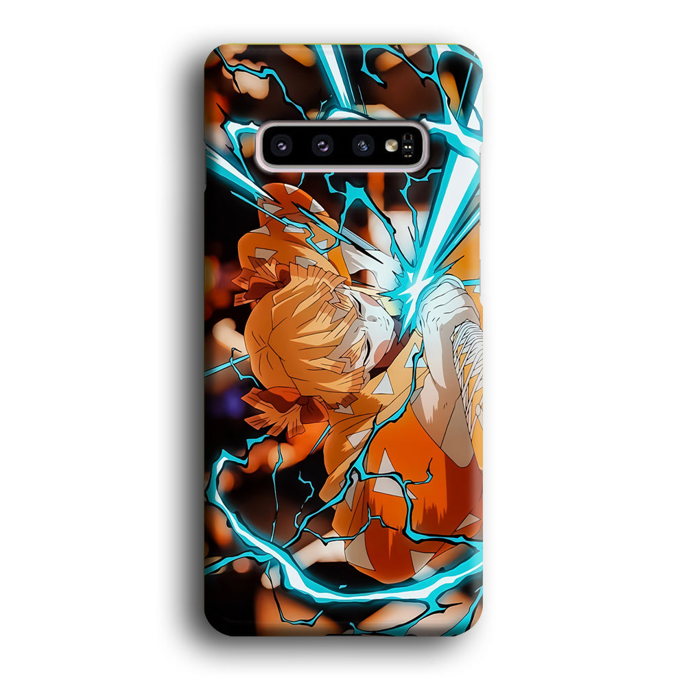 Demon Slayer Zenitsu Lightning Sword Samsung Galaxy S10 Case