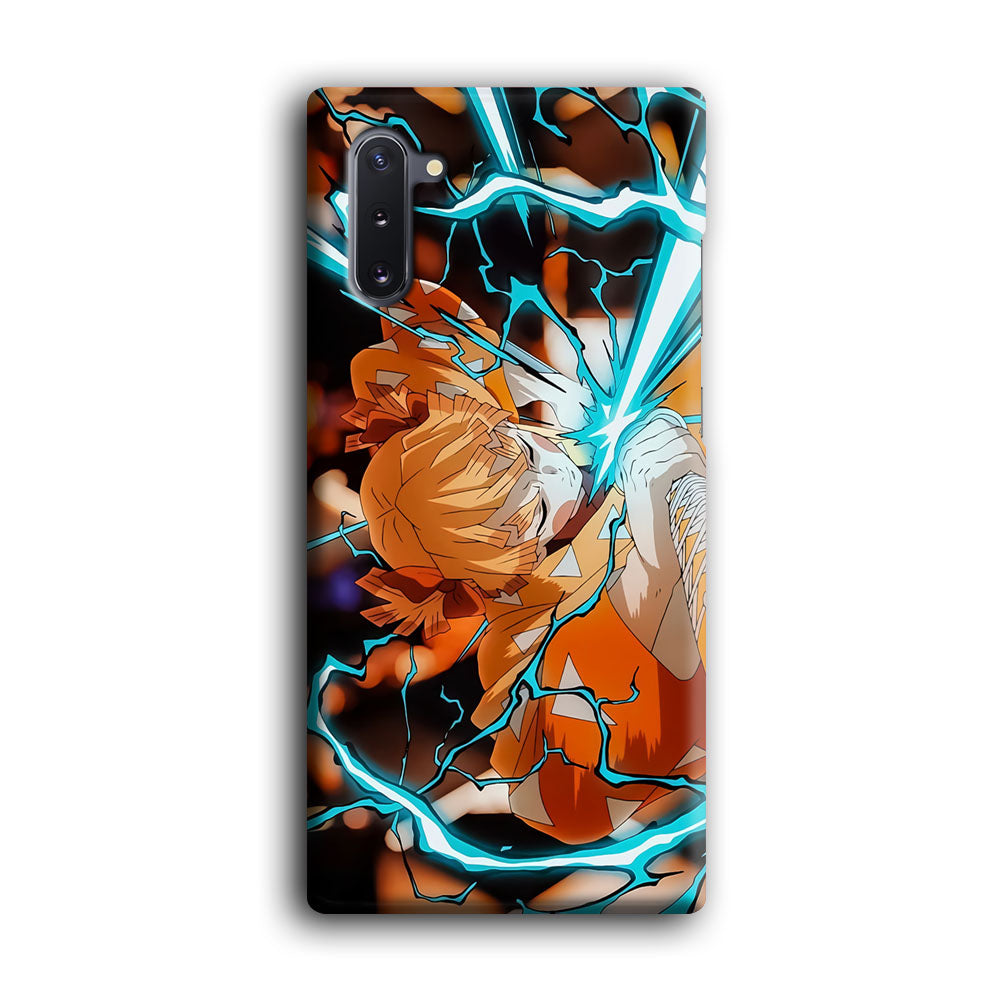 Demon Slayer Zenitsu Lightning Sword Samsung Galaxy Note 10 Case