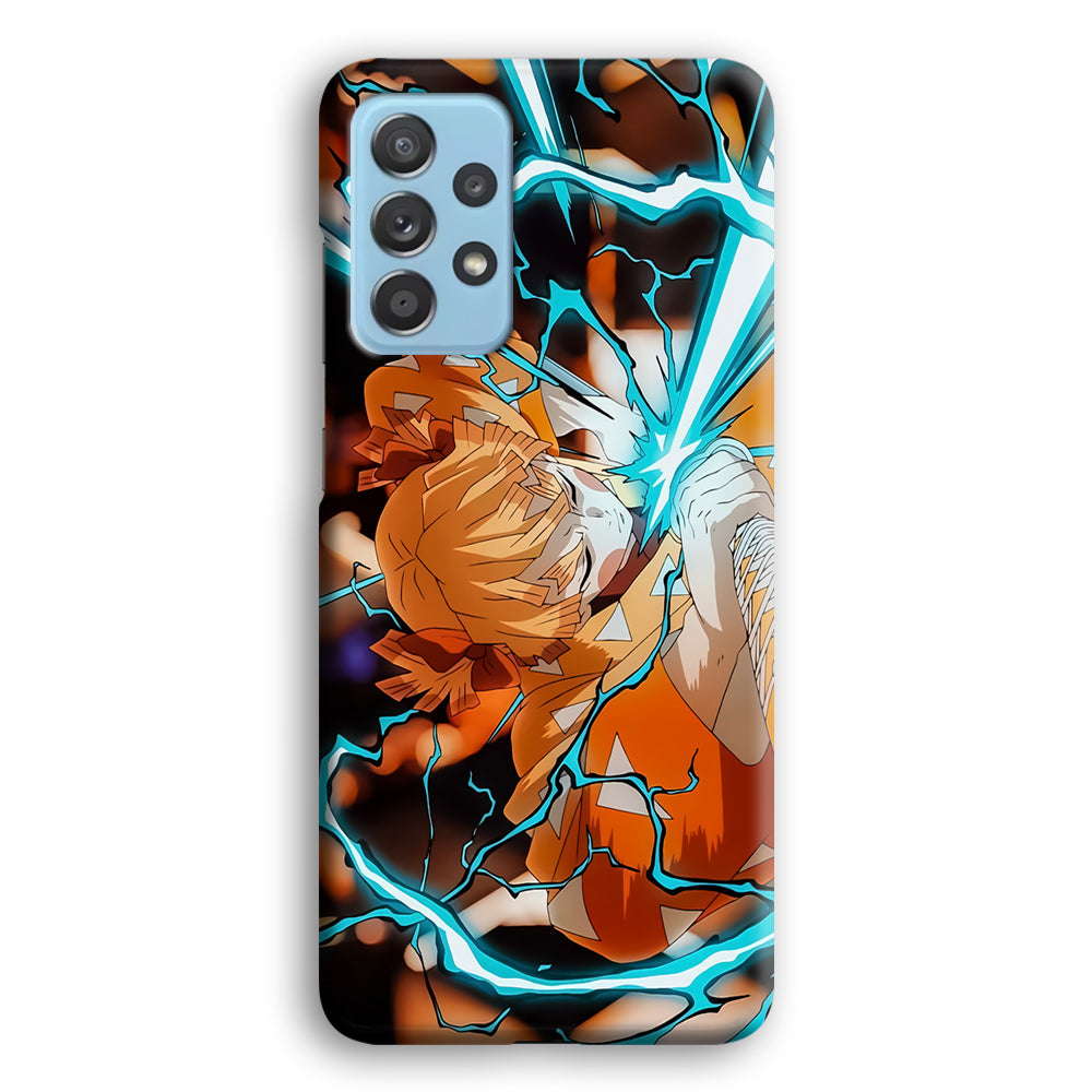 Demon Slayer Zenitsu Lightning Sword Samsung Galaxy A52 Case