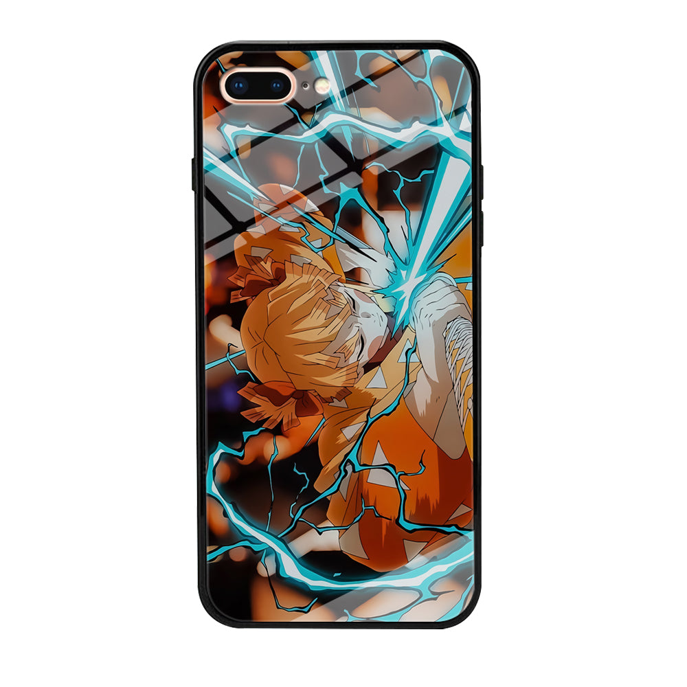 Demon Slayer Zenitsu Lightning Sword iPhone 8 Plus Case