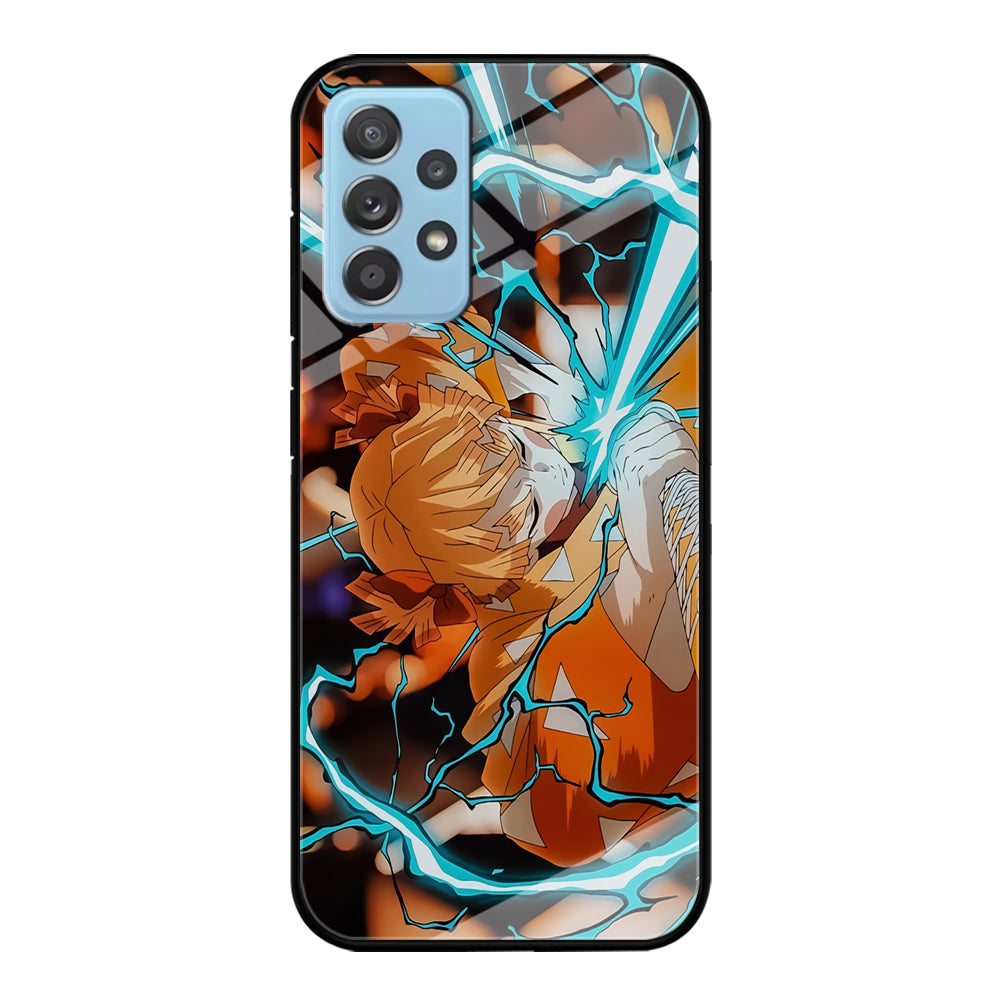 Demon Slayer Zenitsu Lightning Sword Samsung Galaxy A52 Case