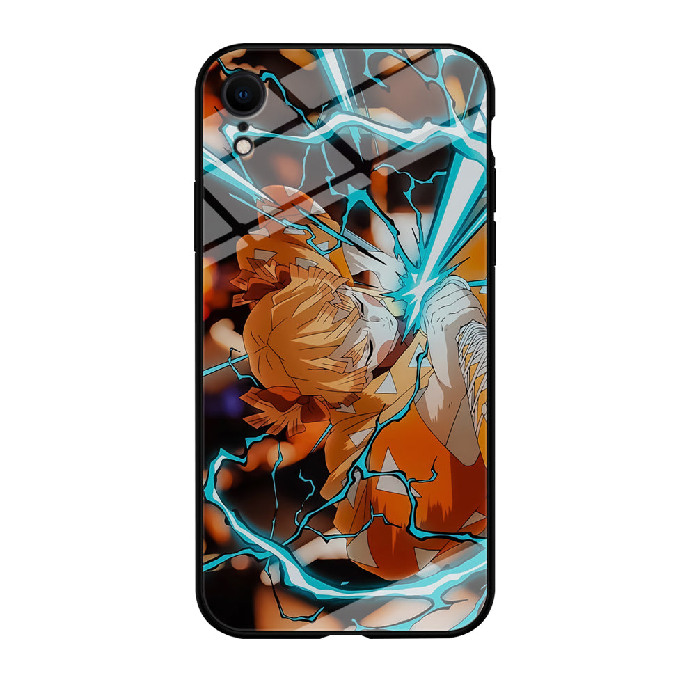 Demon Slayer Zenitsu Lightning Sword iPhone XR Case