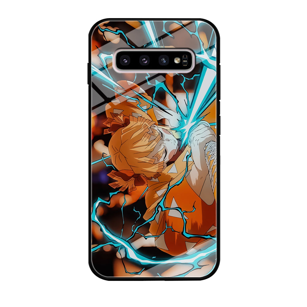 Demon Slayer Zenitsu Lightning Sword Samsung Galaxy S10 Case