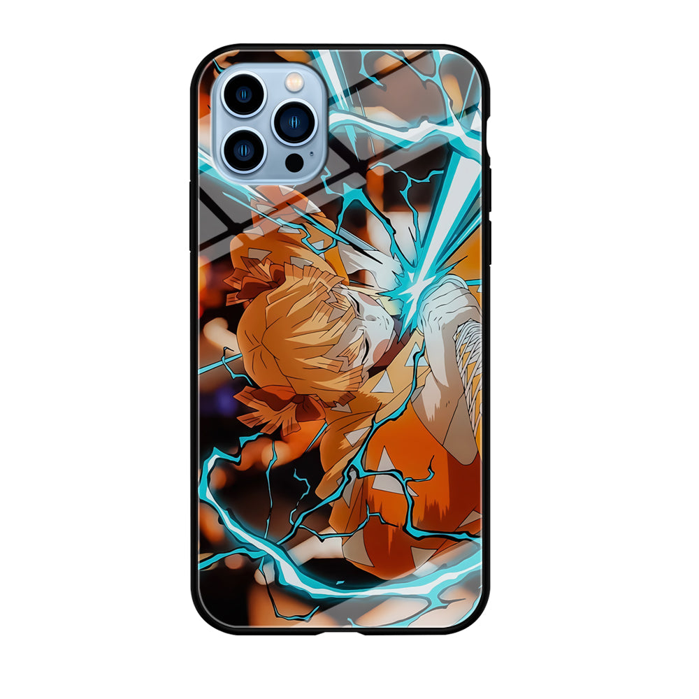 Demon Slayer Zenitsu Lightning Sword iPhone 12 Pro Max Case