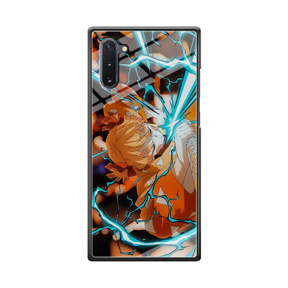 Demon Slayer Zenitsu Lightning Sword Samsung Galaxy Note 10 Case