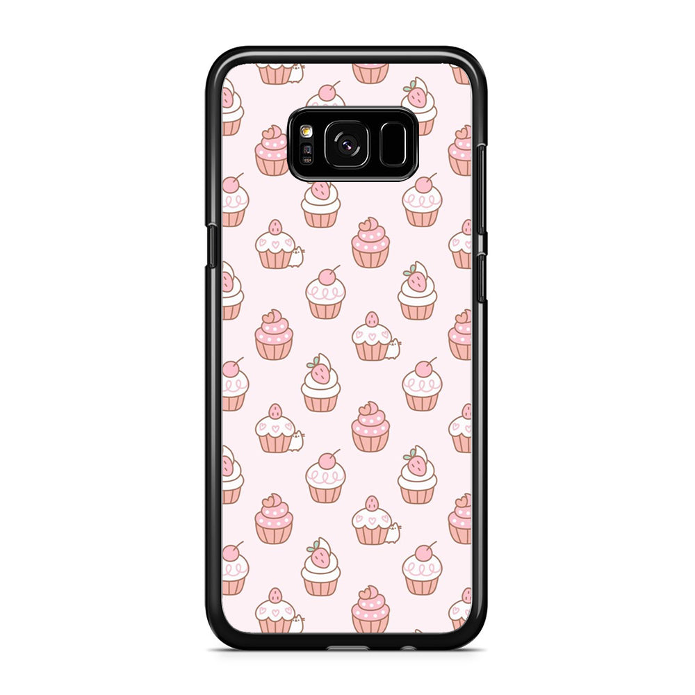 Desert Cake Mini Samsung Galaxy S8 Plus Case Rubber Black (2D Case)