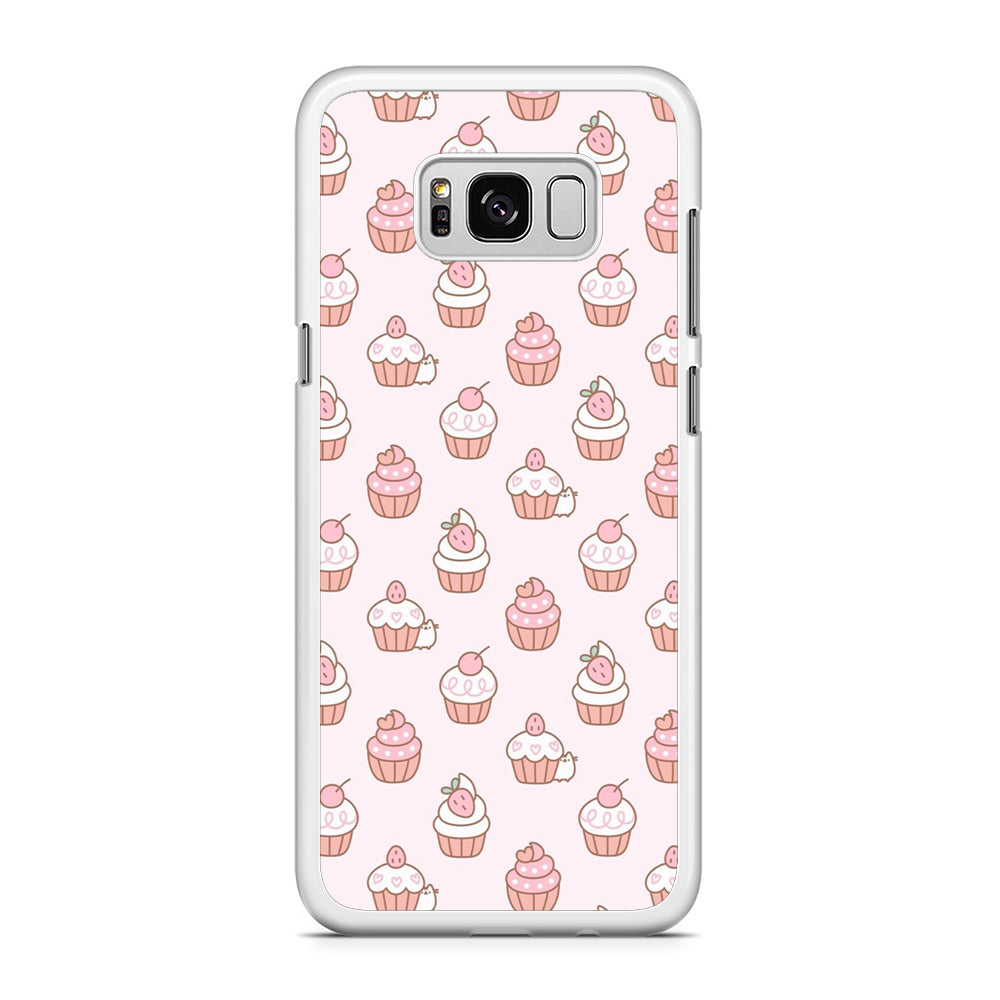 Desert Cake Mini Samsung Galaxy S8 Plus Case Rubber White (2D Case)