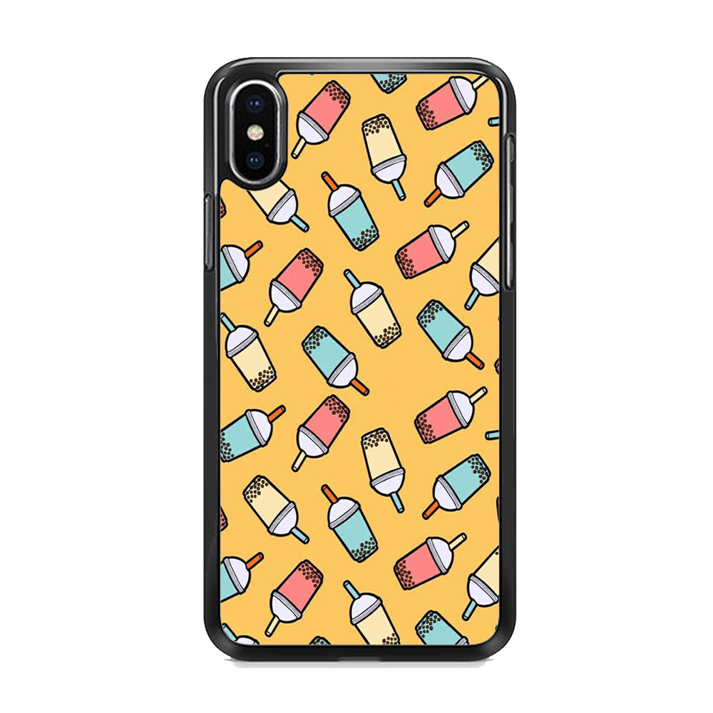 Desert Drink Boba Milk Shake iPhone XS MAX Case