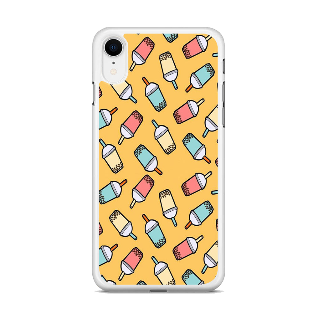 Desert Drink Boba Milk Shake iPhone XR Case