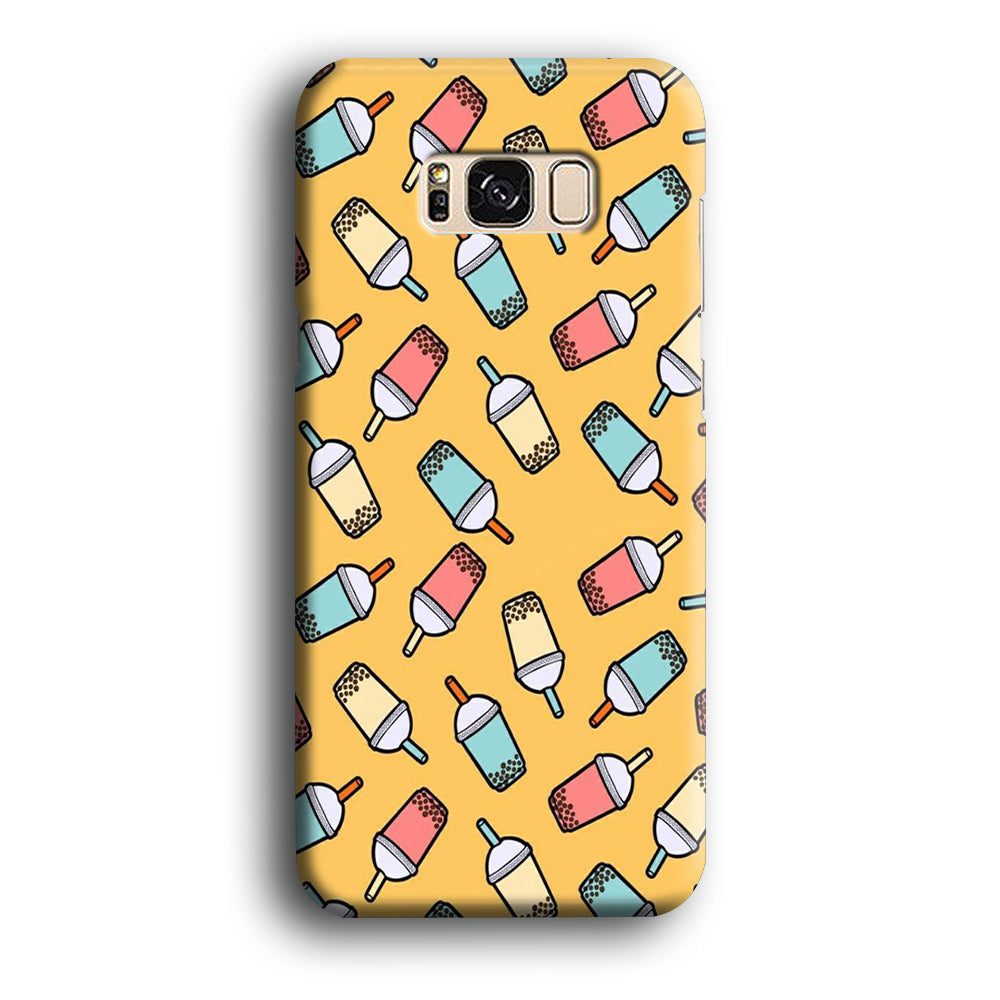 Desert Drink Boba Milk Shake Samsung Galaxy S8 Case
