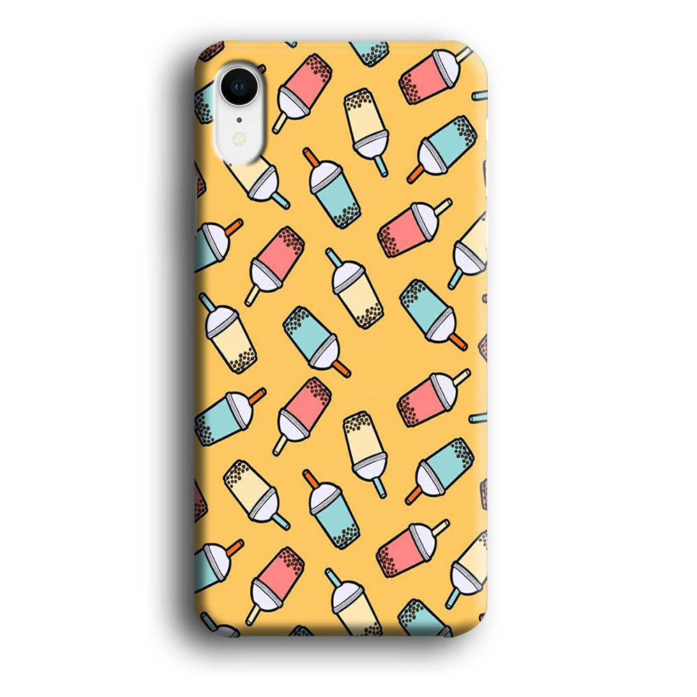 Desert Drink Boba Milk Shake iPhone XR Case