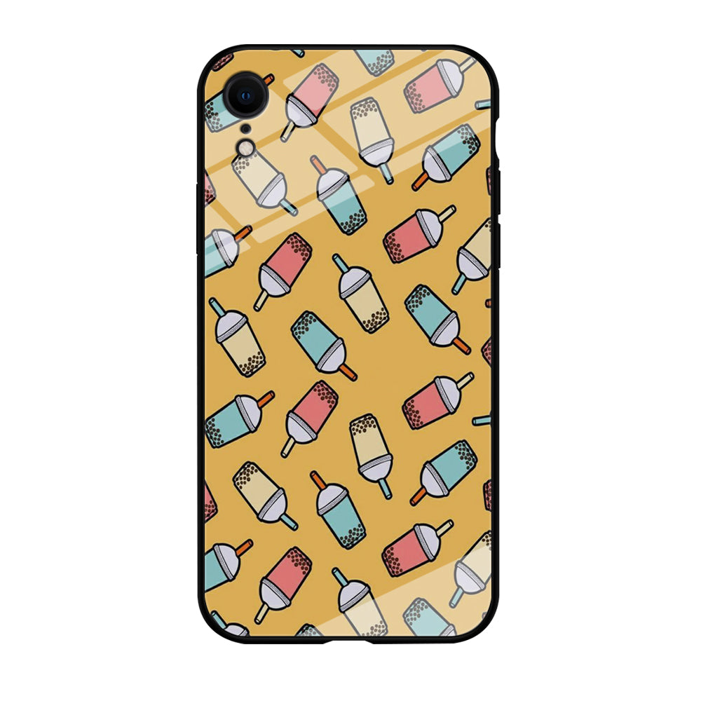 Desert Drink Boba Milk Shake iPhone XR Case
