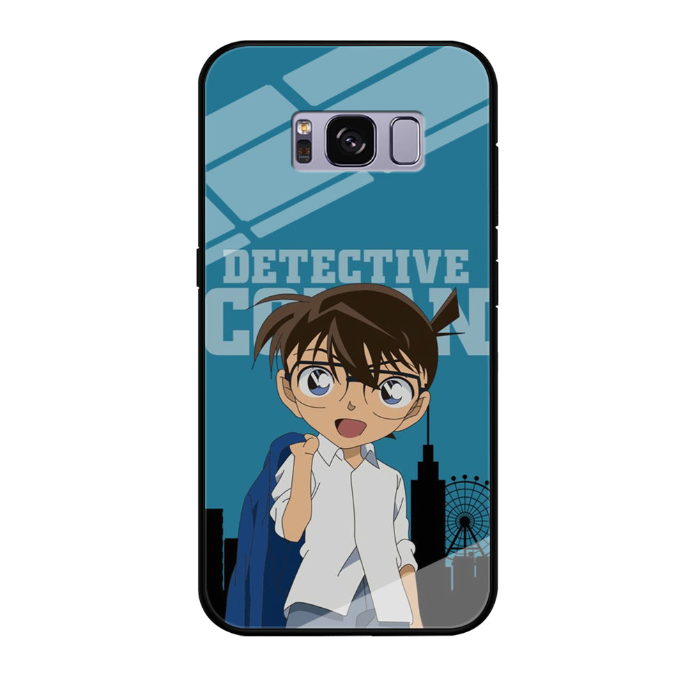 Detective Conan Character Samsung Galaxy S8 Plus Case Tempered Glass Case