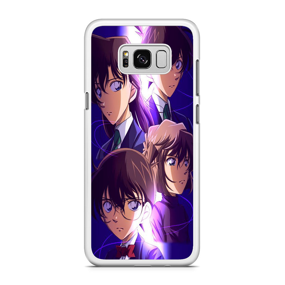 Detective Conan Detective Team Samsung Galaxy S8 Plus Case Rubber White (2D Case)