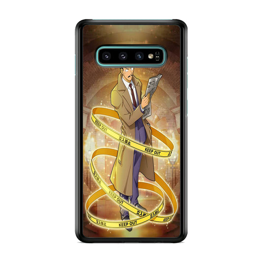 Detective Conan Kogoro Mouri Detective Samsung Galaxy S10 Case