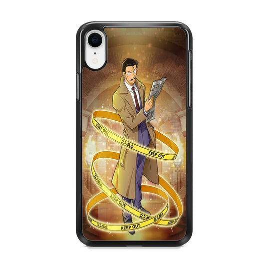 Detective Conan Kogoro Mouri Detective iPhone XR Case