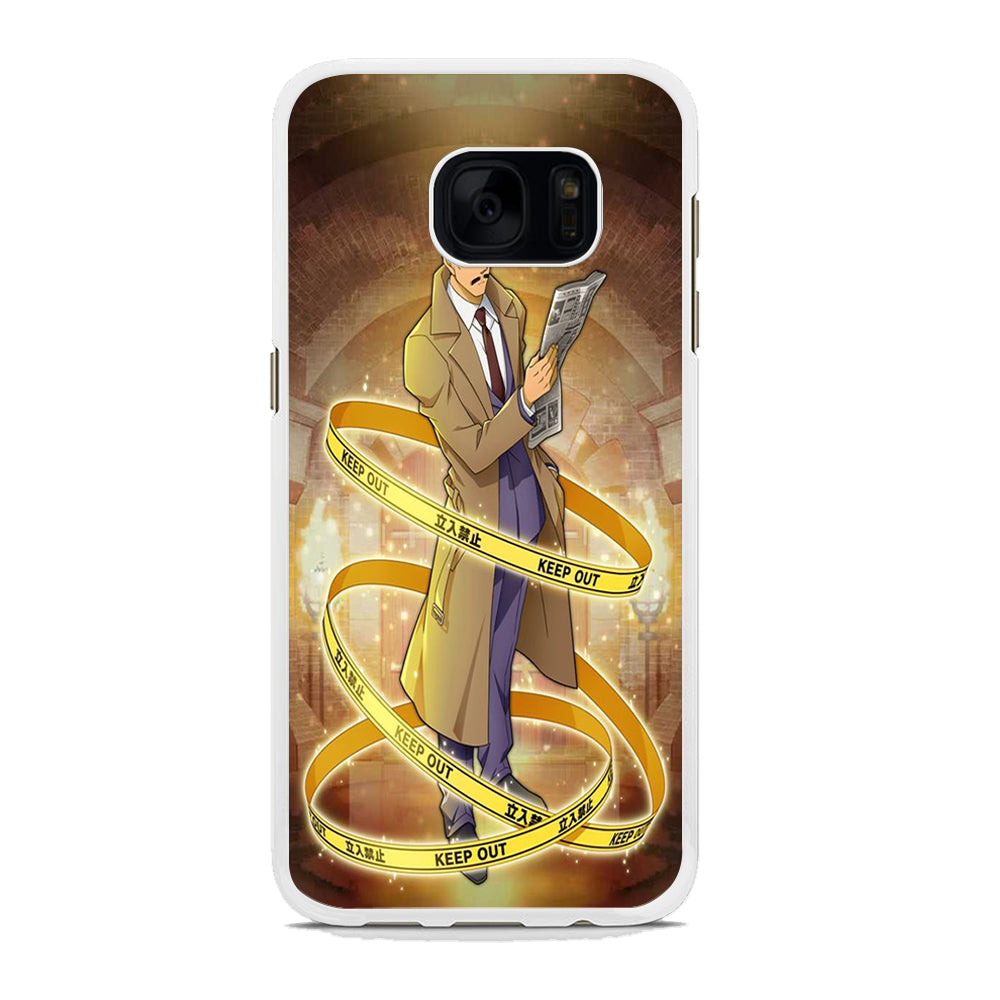 Detective Conan Kogoro Mouri Detective Samsung Galaxy S7 Edge Case