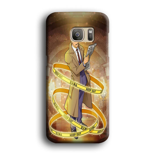 Detective Conan Kogoro Mouri Detective Samsung Galaxy S7 Edge Case