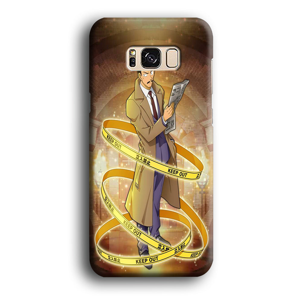 Detective Conan Kogoro Mouri Detective Samsung Galaxy S8 Plus Case 3D Case
