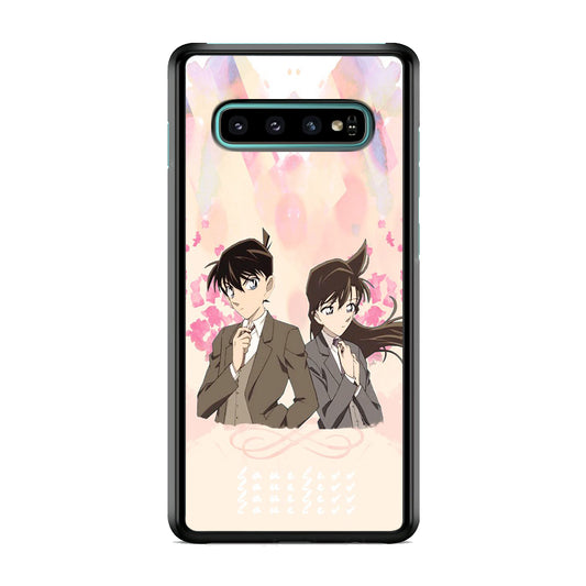 Detective Conan Sweet Couple Samsung Galaxy S10 Case