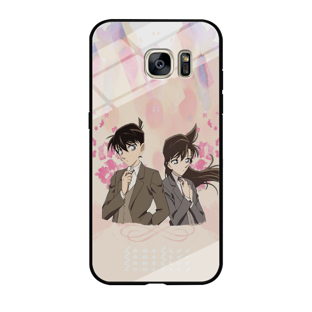 Detective Conan Sweet Couple Samsung Galaxy S7 Edge Case