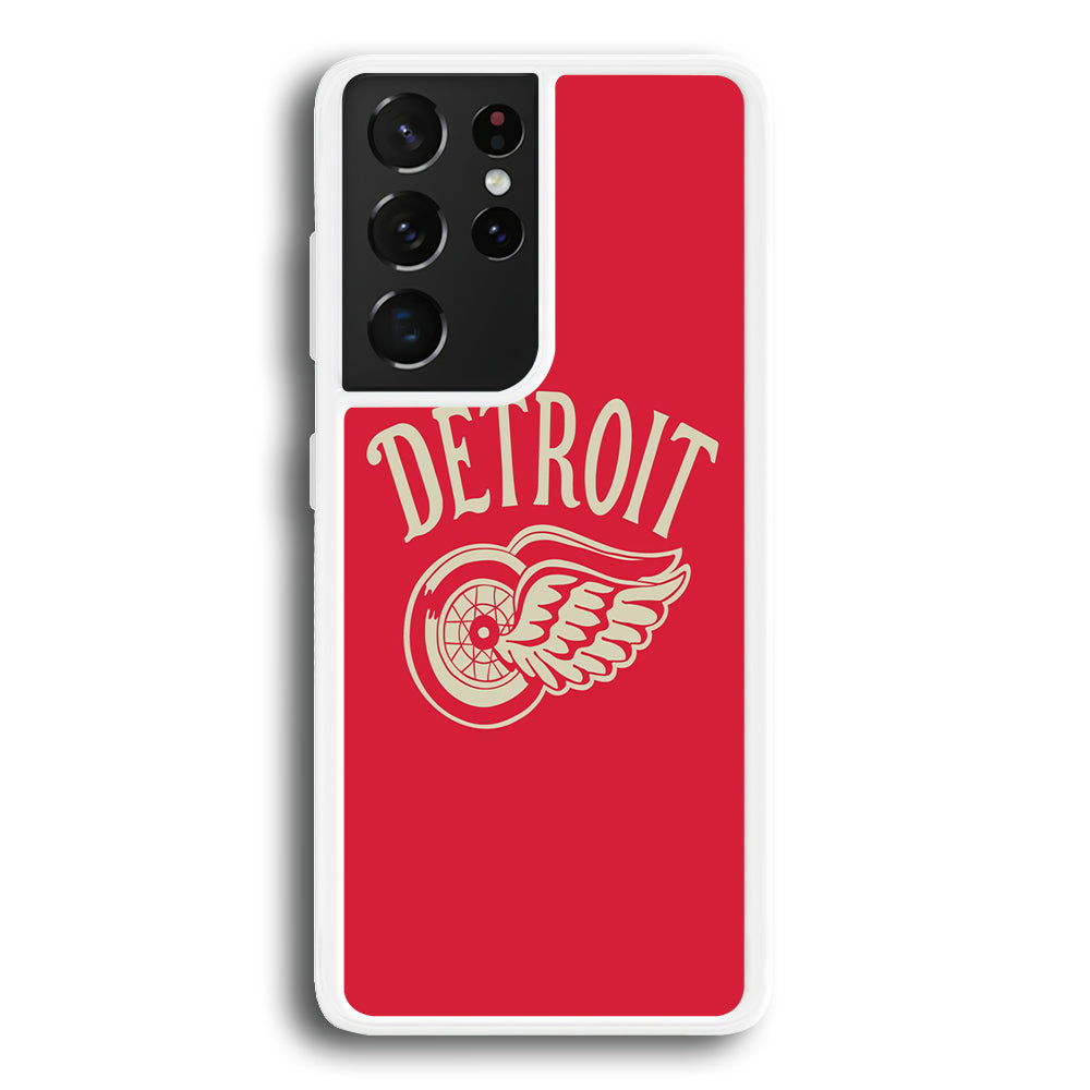 Detroit Red Wings NHL Team Samsung Galaxy S21 Ultra Case