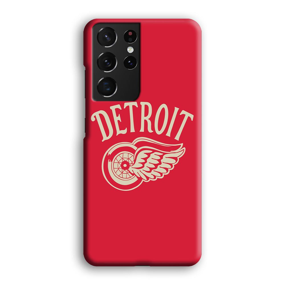 Detroit Red Wings NHL Team Samsung Galaxy S21 Ultra Case