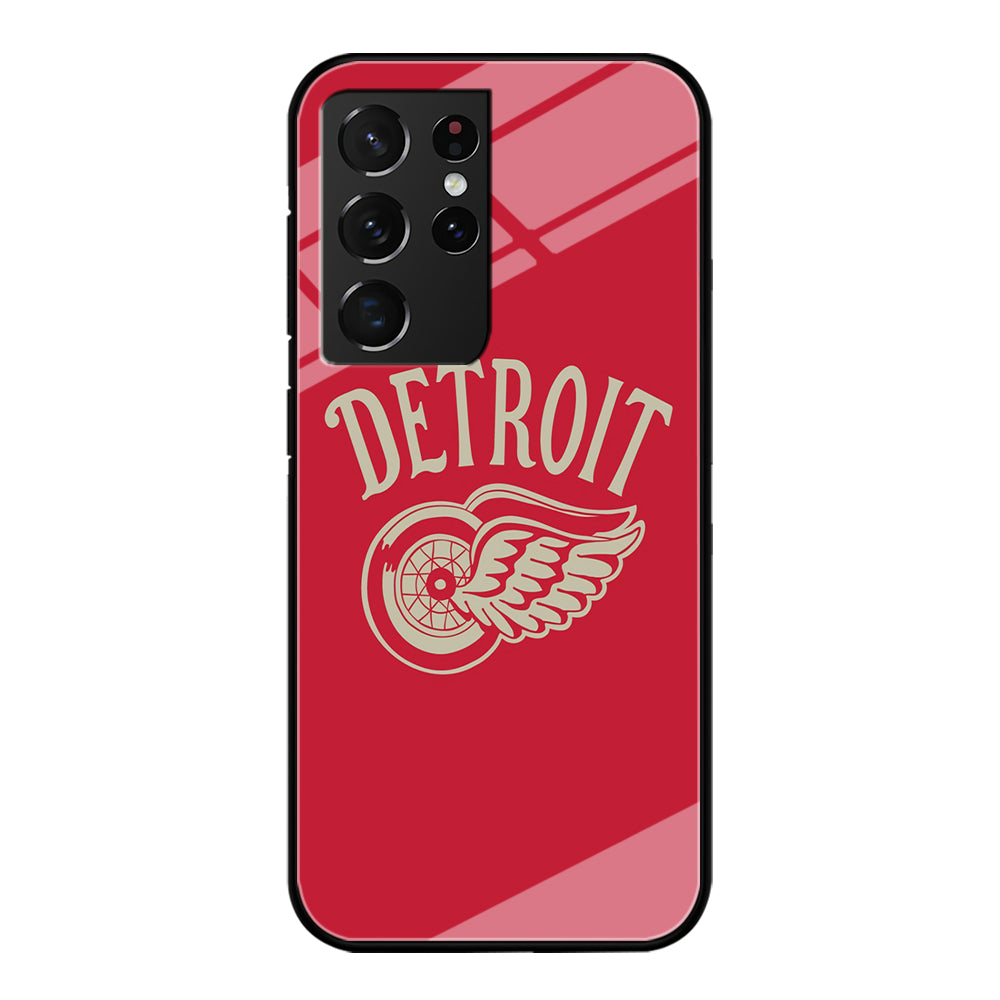 Detroit Red Wings NHL Team Samsung Galaxy S21 Ultra Case