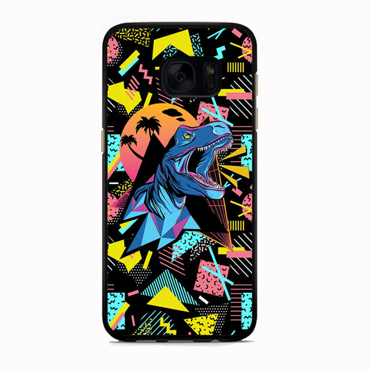 Dinosaur Roar of T-Rex Samsung Galaxy S7 Edge Case