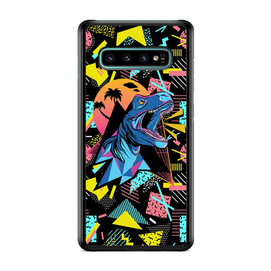 Dinosaur Roar of T-Rex Samsung Galaxy S10 Case
