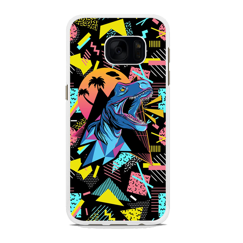 Dinosaur Roar of T-Rex Samsung Galaxy S7 Edge Case