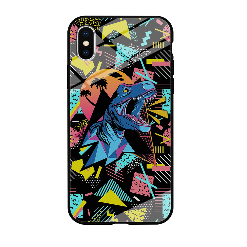 Dinosaur Roar of T-Rex iPhone X Case
